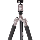FotoPro CT-4A  -  4-Sections Aluminum Tripod with FPH-53P Head, 18 lbs Capacity, 58" Max Height
