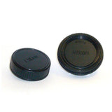 ProTama Camera Body and Lens Rear Cap Kit for Canon/Nikon/Sony