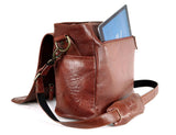 4V Design Simo | Leather Camera Messenger Bag