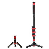 iFootage Cobra 2 C180 II 4 Sections Carbon Fiber Monopod with stand