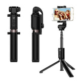 Bluetooth Selfie Stick Tripod Remote Control 360° Clamp