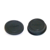ProTama Camera Body and Lens Rear Cap Kit for Canon/Nikon/Sony