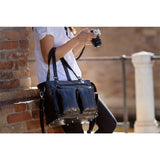 4V Design Fede Large Leather Camera Purse Bag