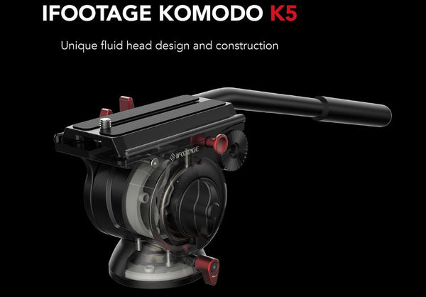iFootage Komodo K5 Lightweight Fluid Head