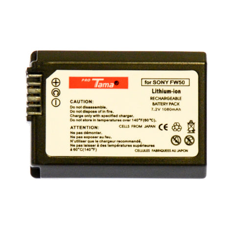 ProTama Li-Ion Rechargable Battery for Sony