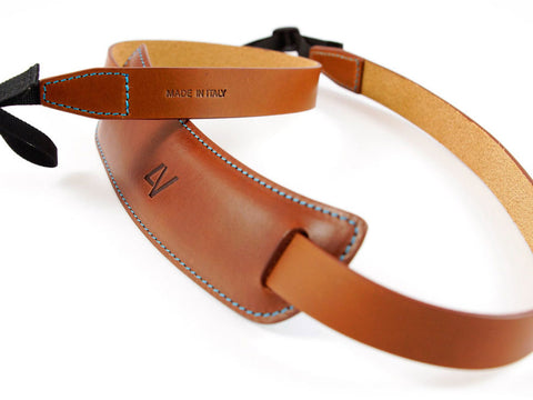4V Design Classic Large Handmade Leather Camera Strap - w Universal Fit Kit