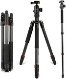 Fotopro X-5CN Carbon Fiber Compact and Lightweight Tripod